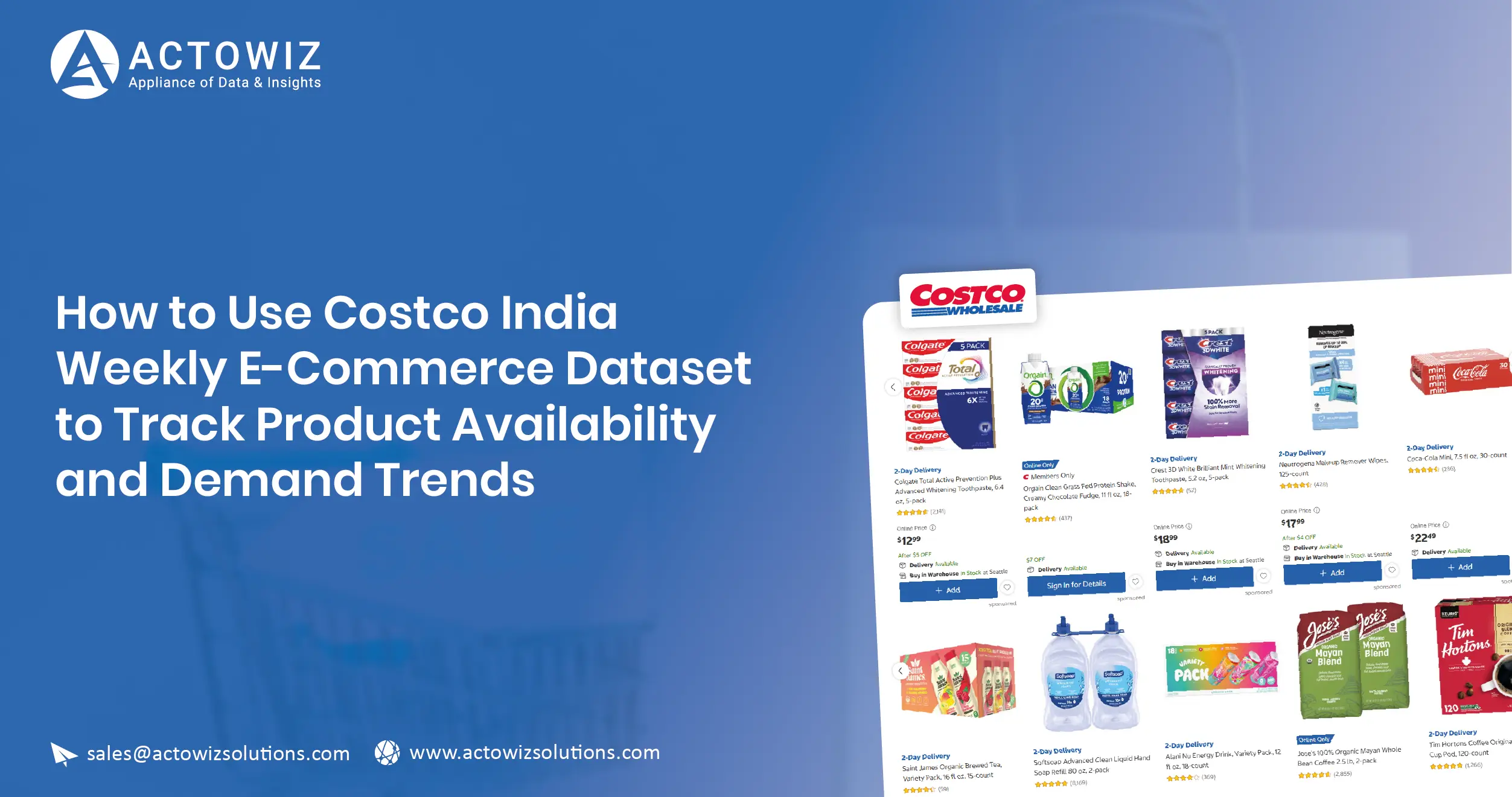 Costco India Weekly E-Commerce Dataset